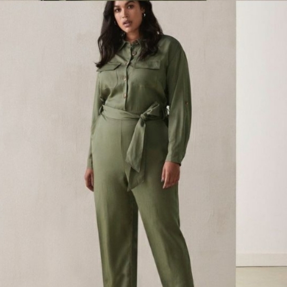 ADDITION ELLE OLIVE GREEN JUMPSUIT! - Picture 1 of 1